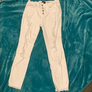 White Ripped Jeans